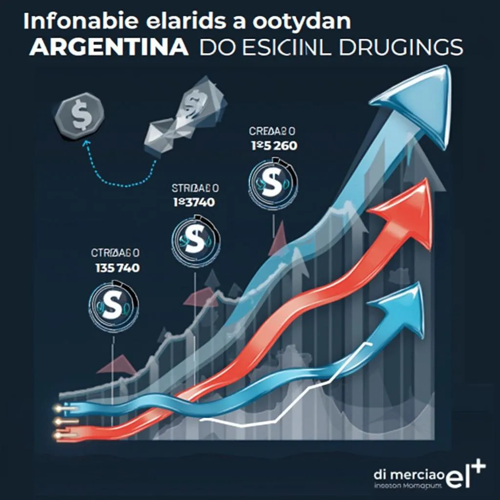 Gráfico de inflación en Argentina